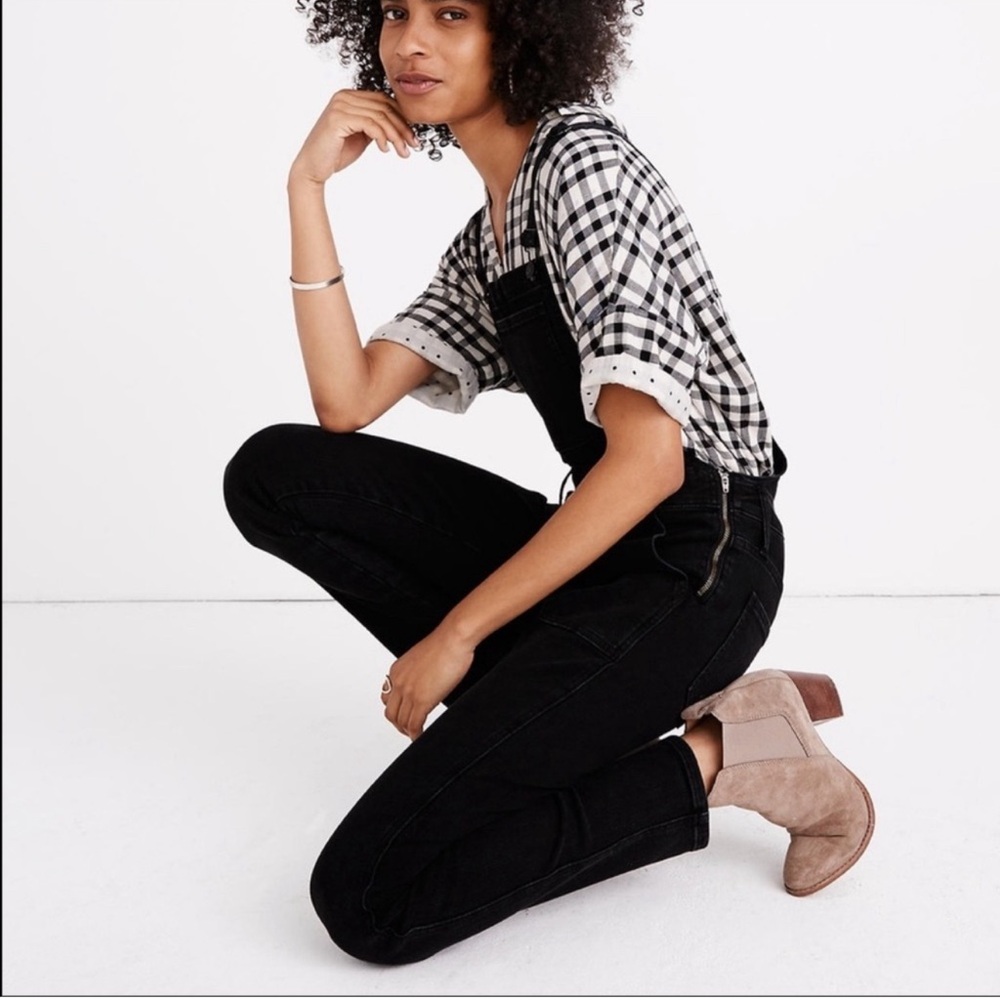 Madewell Skinny Overalls in Lunar Wash